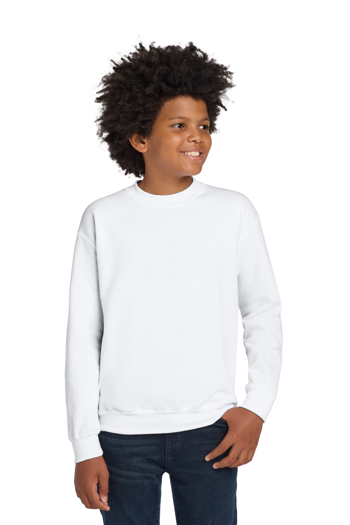 Gildan ® Youth Heavy Blend™ Crewneck Sweatshirt. 18000B