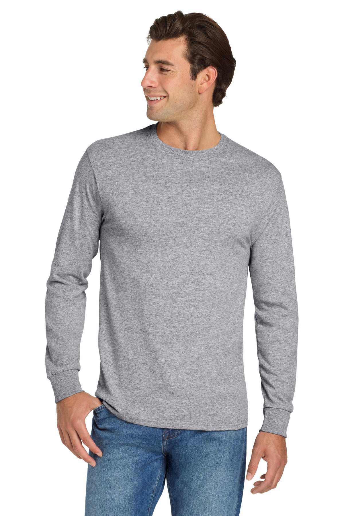 Jerzees ® - Dri-Power ® 50/50 Cotton/Poly Long Sleeve T-Shirt. 29LS