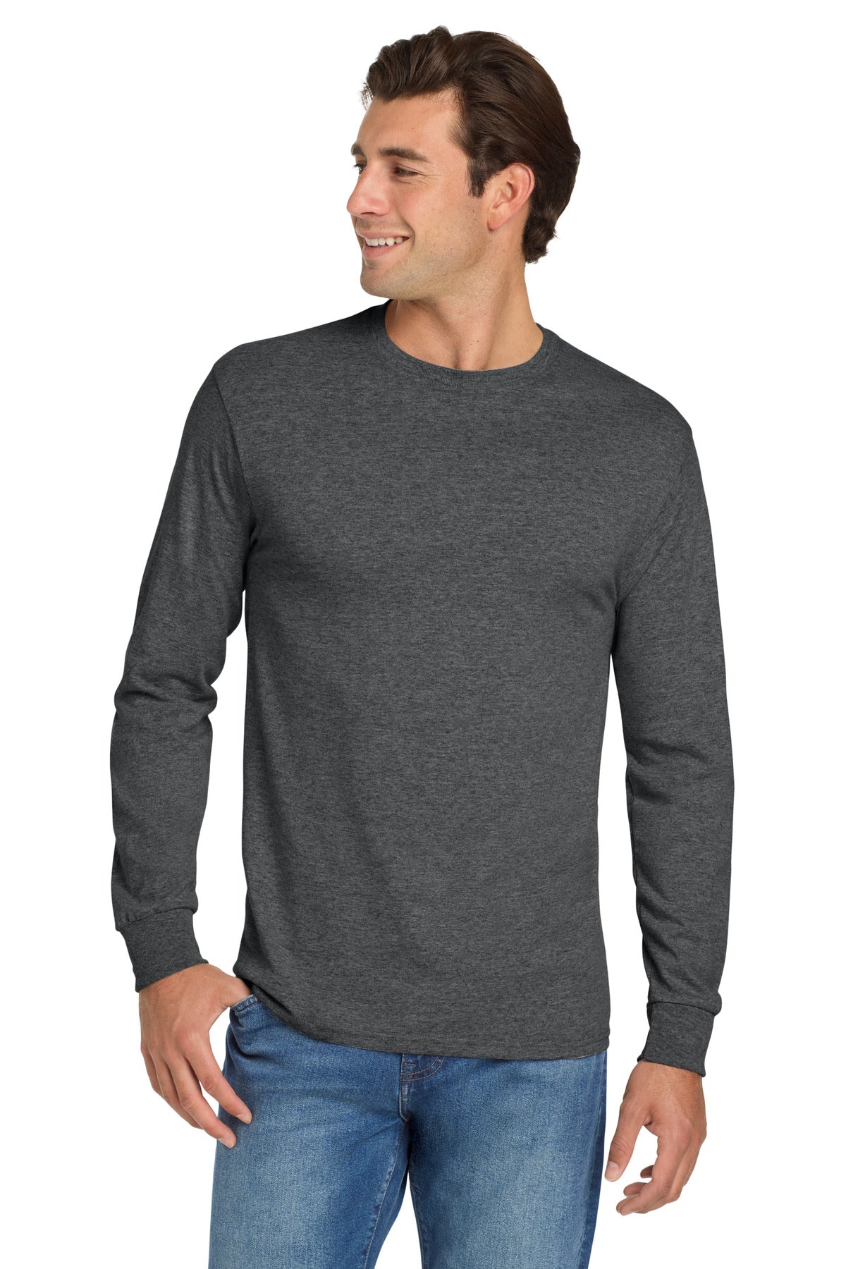 Jerzees ® - Dri-Power ® 50/50 Cotton/Poly Long Sleeve T-Shirt. 29LS