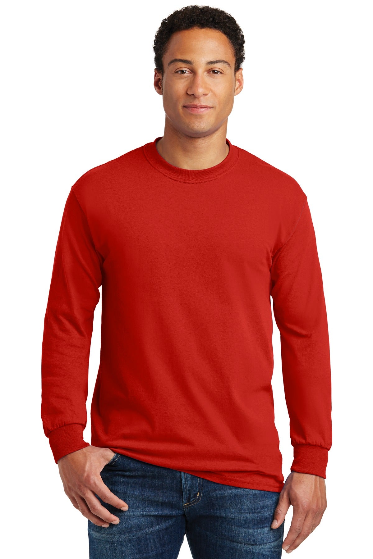 Gildan ® - Heavy Cotton ™ 100% Cotton Long Sleeve T-Shirt. 5400