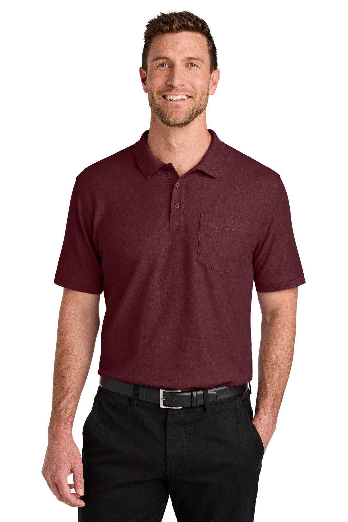 Port Authority ® Wearever Signature Pique Pocket Polo K200P