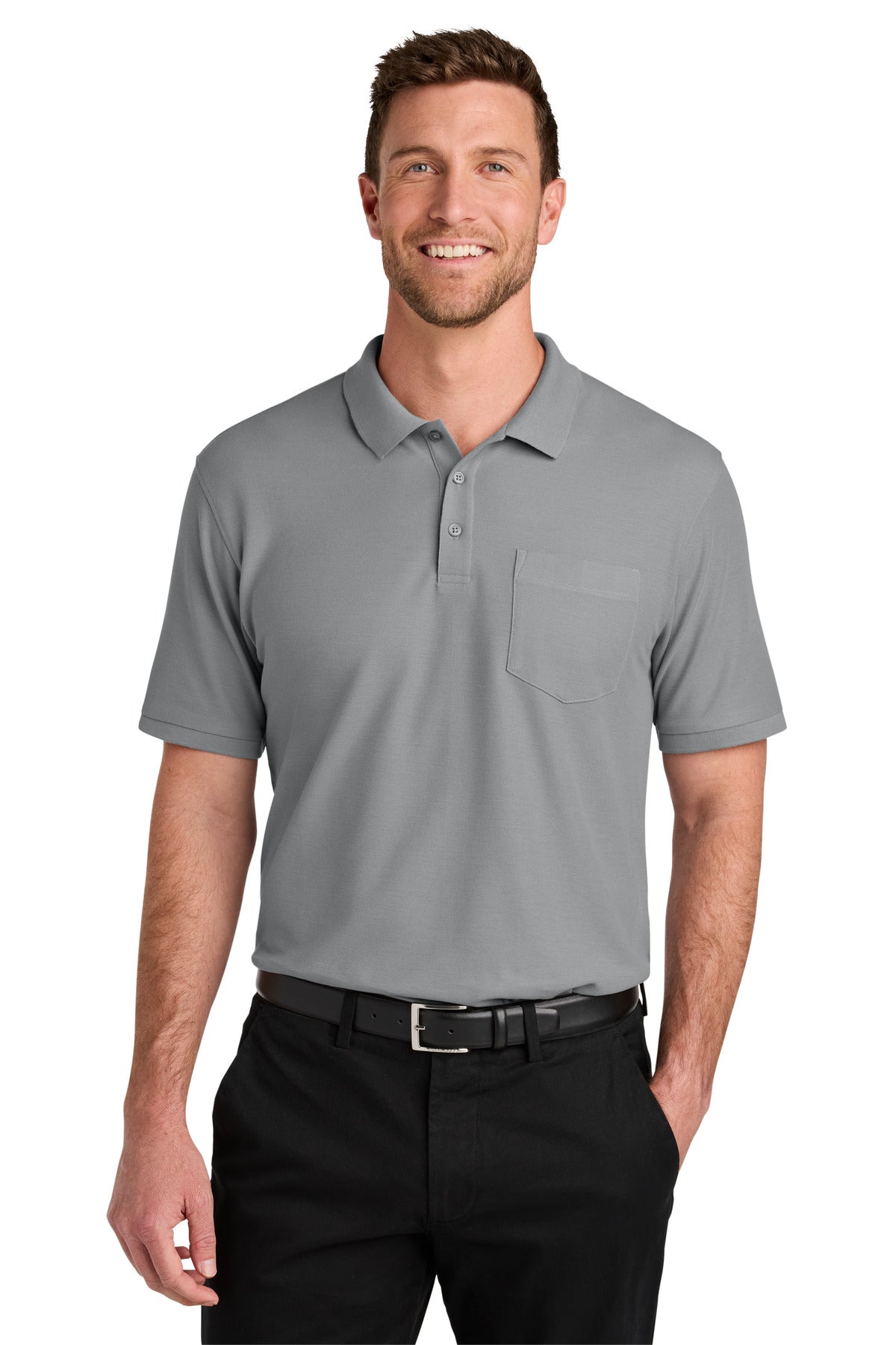 Port Authority ® Wearever Signature Pique Pocket Polo K200P