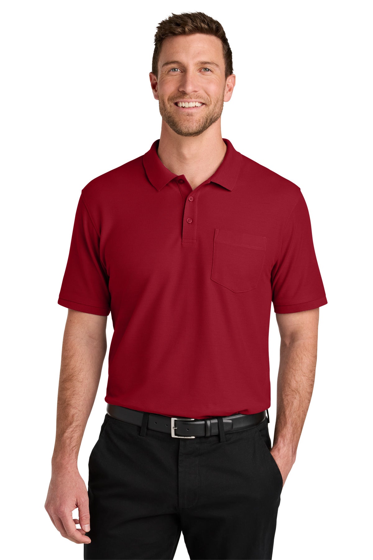 Port Authority ® Wearever Signature Pique Pocket Polo K200P