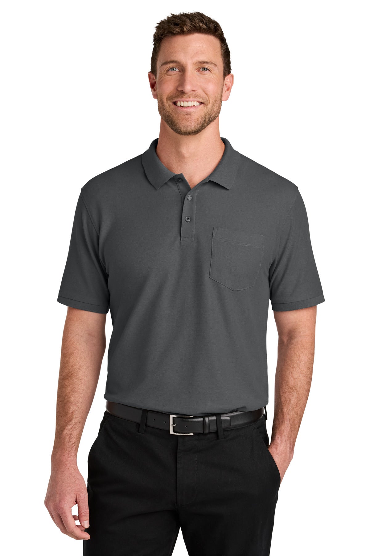 Port Authority ® Wearever Signature Pique Pocket Polo K200P