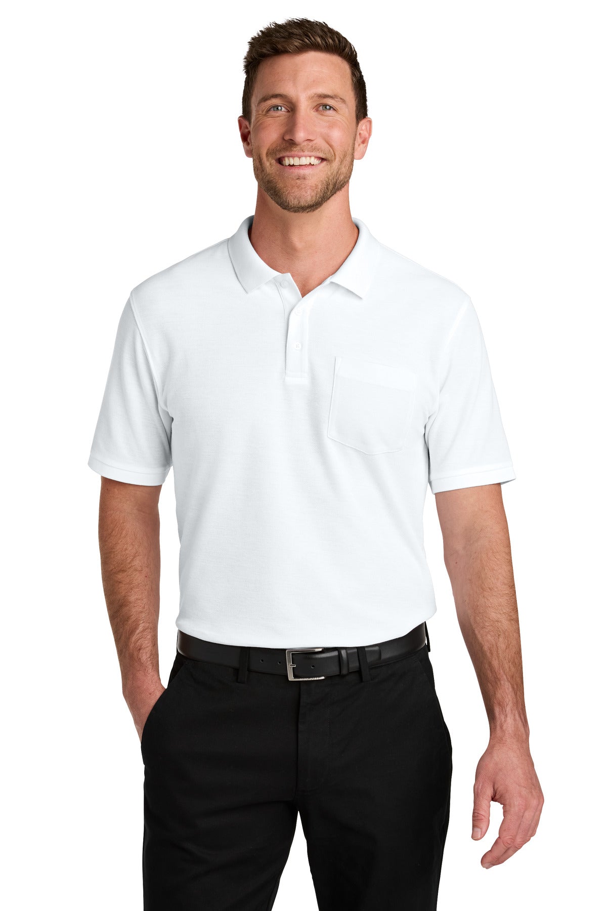 Port Authority ® Wearever Signature Pique Pocket Polo K200P
