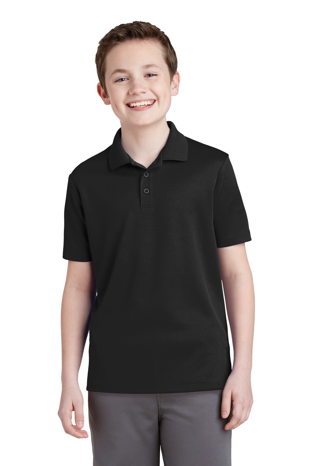 Sport-Tek ® Youth PosiCharge ® RacerMesh ® Polo. YST640
