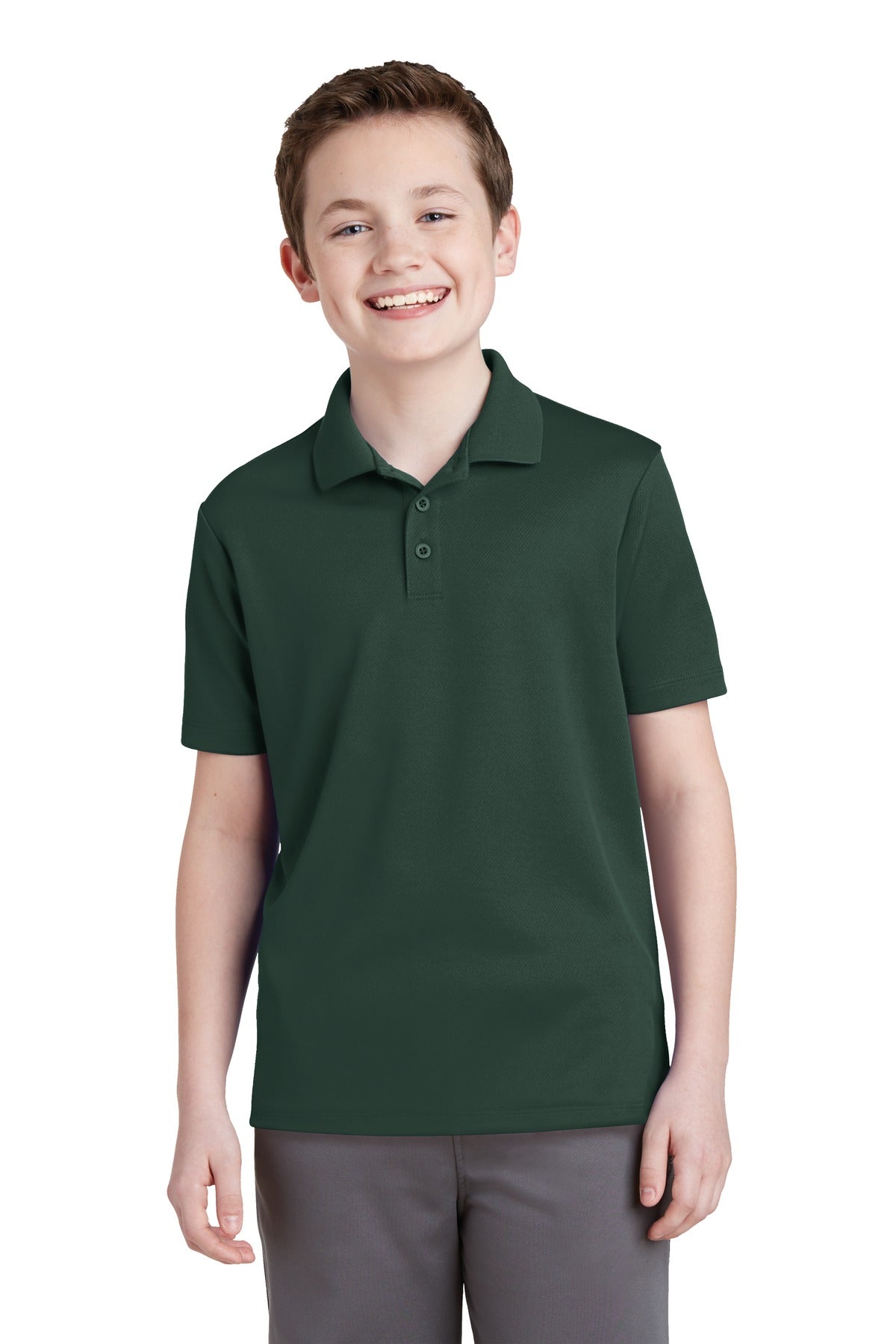 Sport-Tek ® Youth PosiCharge ® RacerMesh ® Polo. YST640