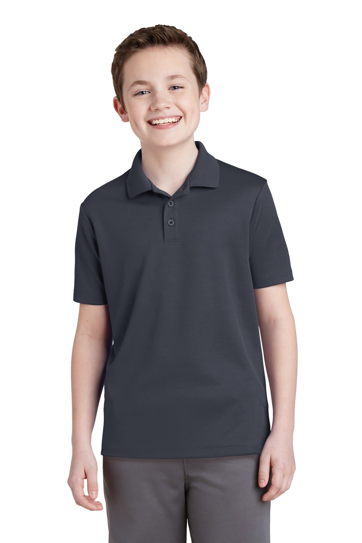 Sport-Tek ® Youth PosiCharge ® RacerMesh ® Polo. YST640