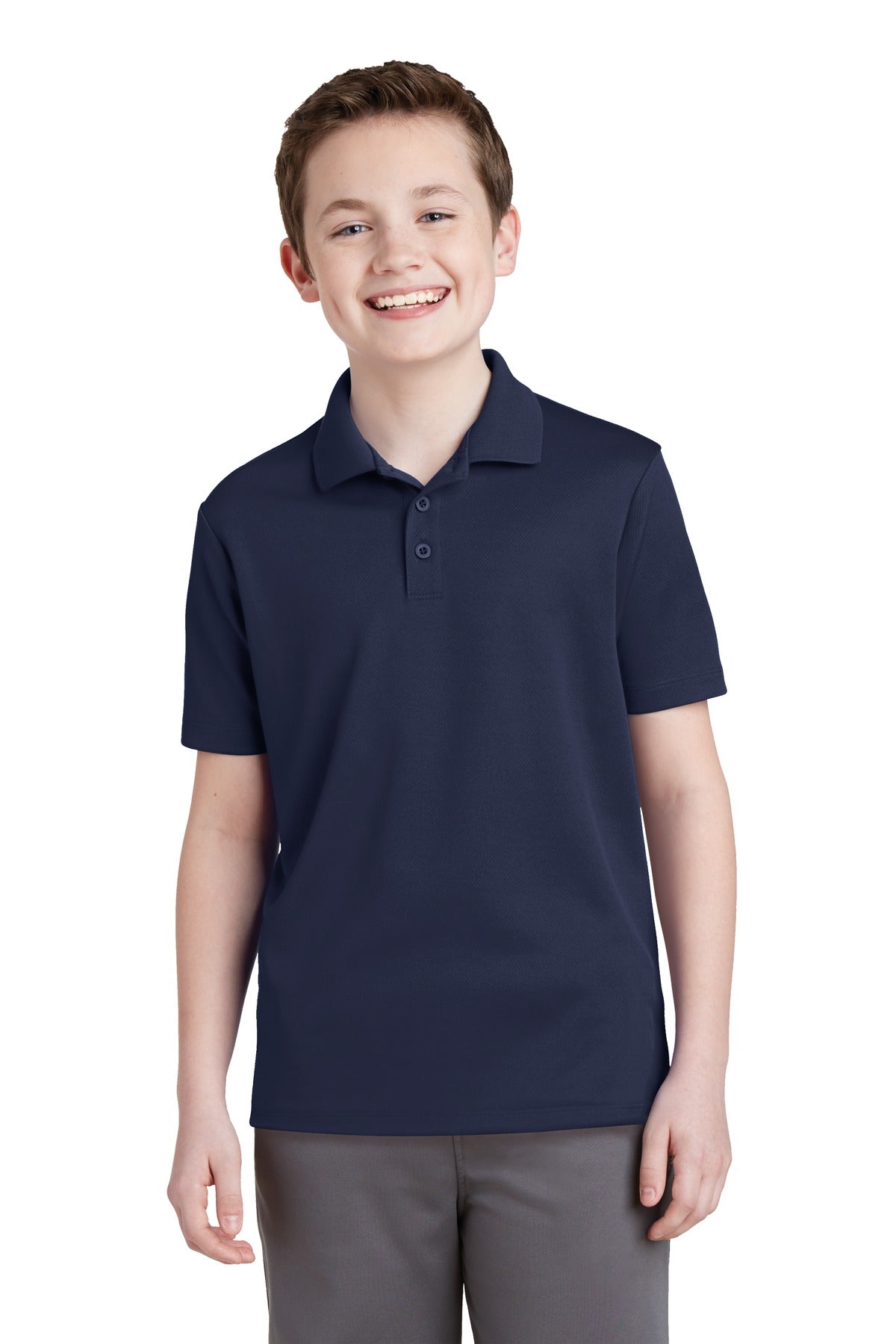 Sport-Tek ® Youth PosiCharge ® RacerMesh ® Polo. YST640