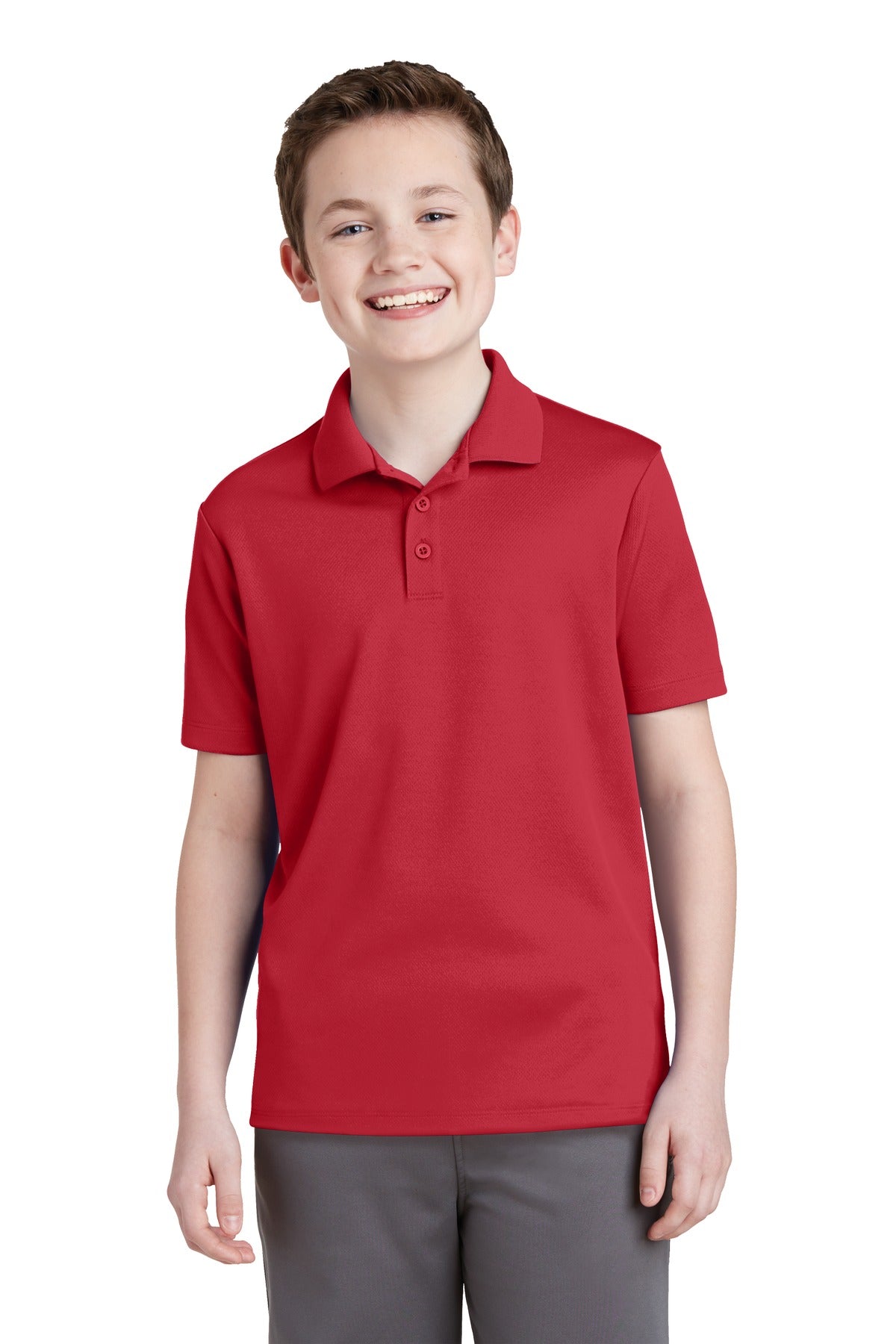 Sport-Tek ® Youth PosiCharge ® RacerMesh ® Polo. YST640