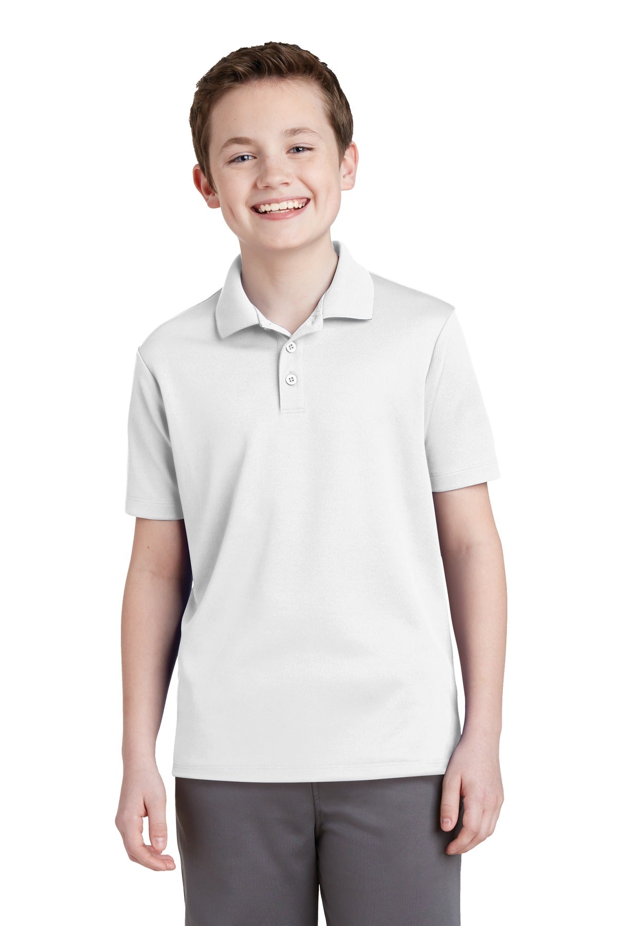 Sport-Tek ® Youth PosiCharge ® RacerMesh ® Polo. YST640