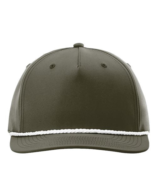 Richardson 258 Hat — Embroidered Five Panel Classic Rope Cap
