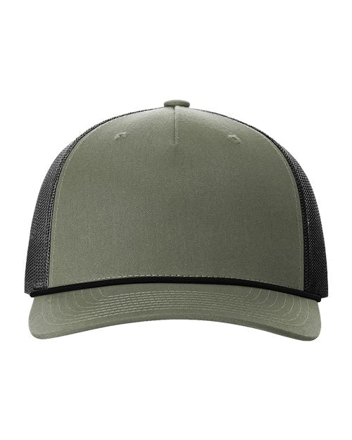 112FPR | FIVE PANEL TRUCKER WITH ROPE