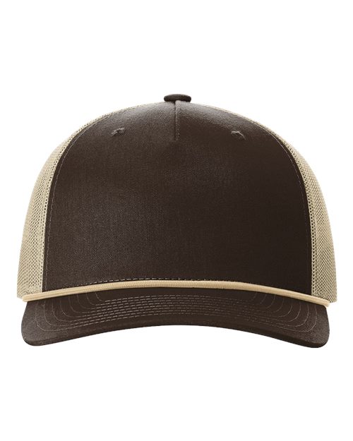 112FPR | FIVE PANEL TRUCKER WITH ROPE