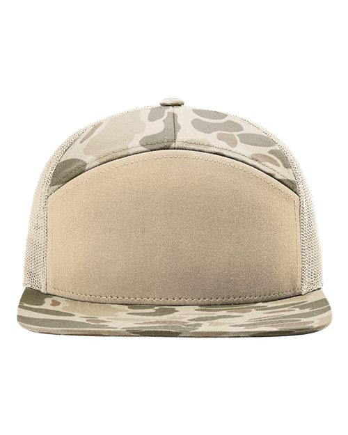 168P | PRINTED 7 PANEL TRUCKER