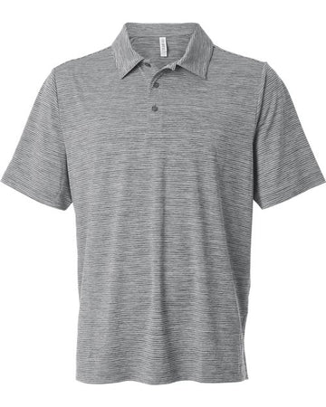 Men's Relay Heathered Stripe Polo