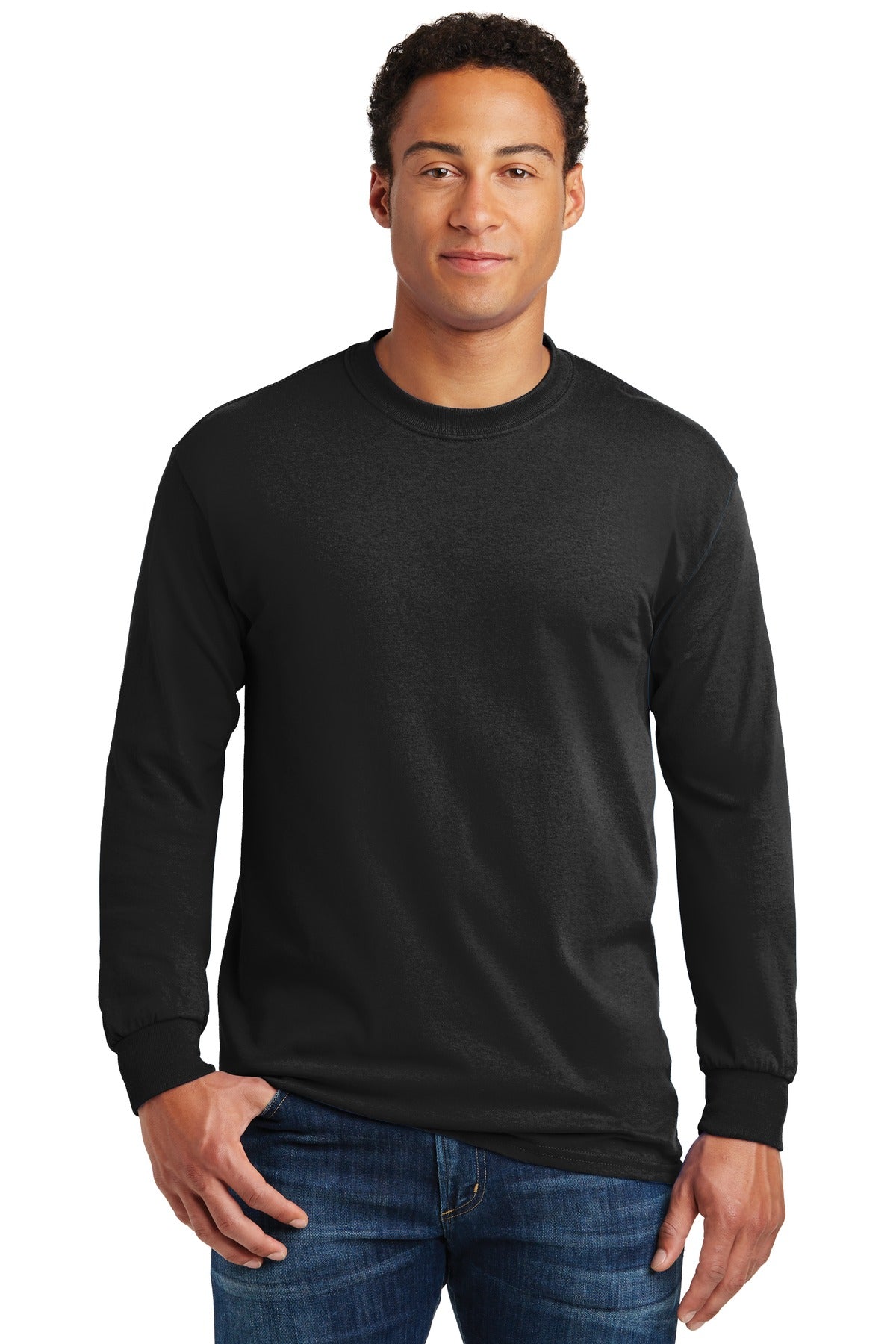 Gildan ®  - Heavy Cotton ™  100% Cotton Long Sleeve T-Shirt.  5400