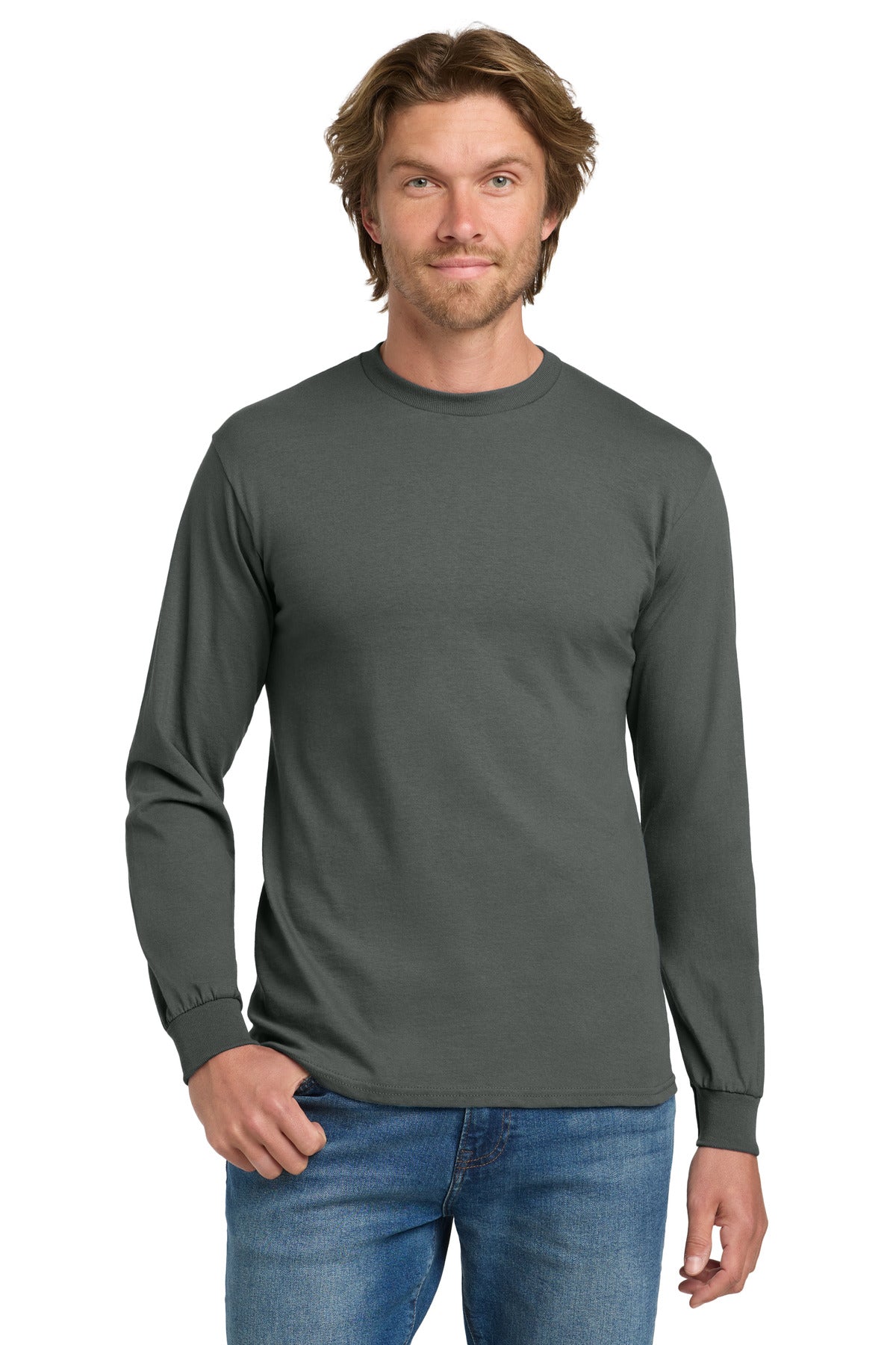 Gildan ®  - Heavy Cotton ™  100% Cotton Long Sleeve T-Shirt.  5400