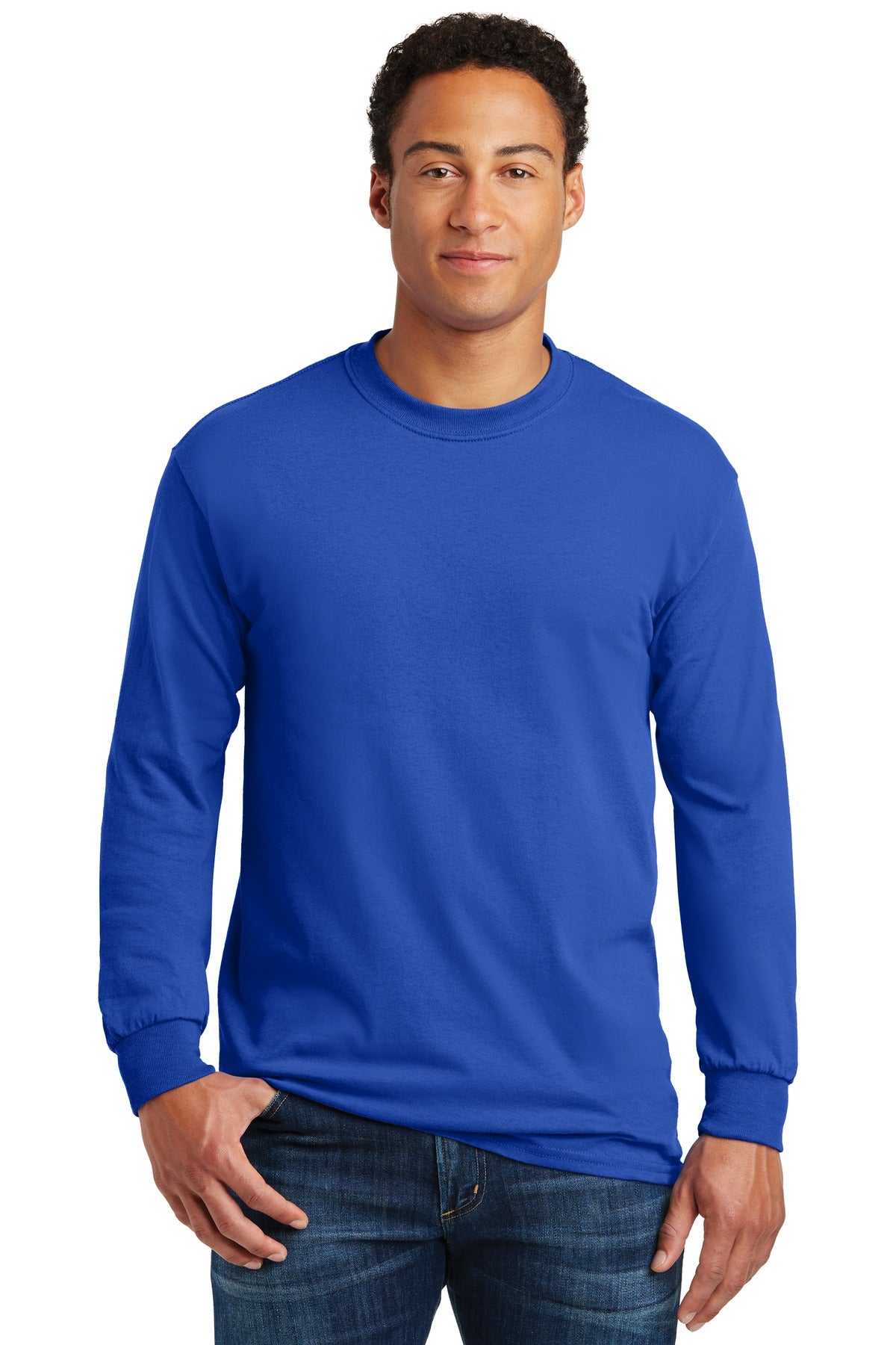 Gildan ®  - Heavy Cotton ™  100% Cotton Long Sleeve T-Shirt.  5400