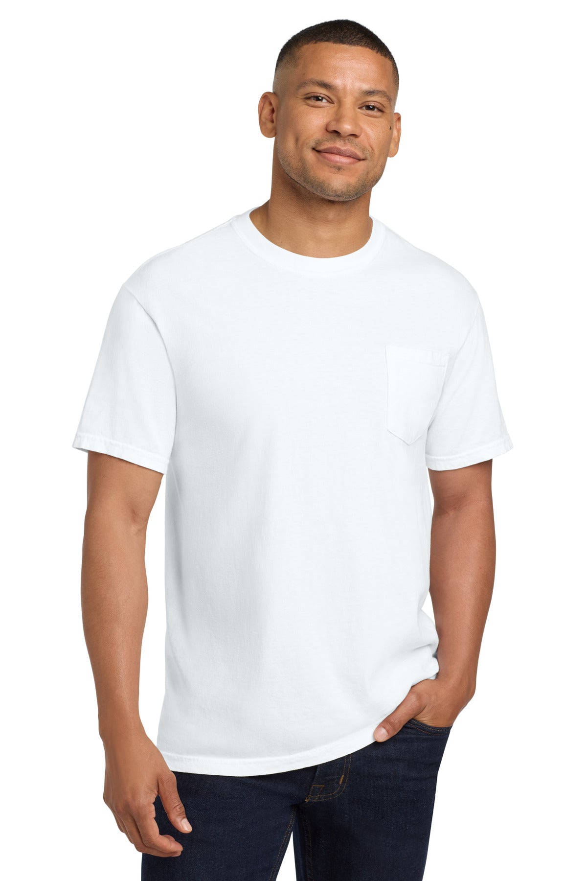 COMFORT COLORS  ®  Heavyweight Ring Spun Pocket Tee. 6030