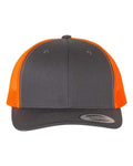 Charcoal/ Neon Orange